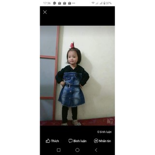Đầm jean kiểu hoodi