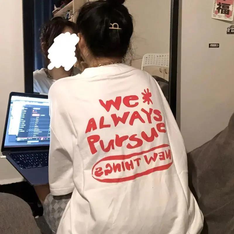 NRVP Áo Thun Nữ Cổ Tròn Ngắn Tay Thời Trang Mùa Hè Phong Cách Hàn Quốc 2022