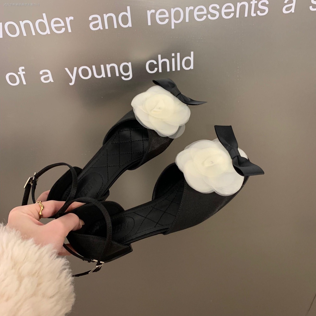 ♟Giày Sandal Đế Bệt Thời Trang Mùa Xuân Pháp 2022 Dành Cho Nữ