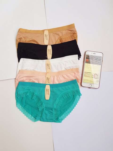 SET 10 chiếc quần lót thông hơi viền ren thái 9933