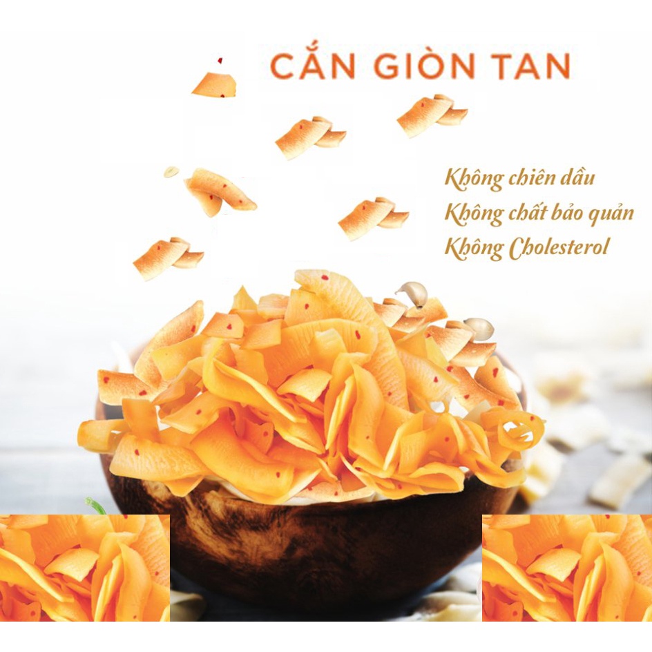 DỪA NON SẤY DÒN VIETCOCO -ĐẶC SẢN BẾN TRE CỰC NGON