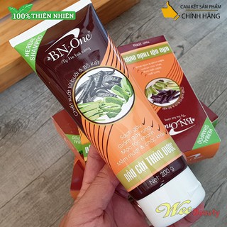 Dầu Gội Thảo Dược BN-ONE [Chiết Xuất Bồ Kết, Bưởi, Sả Chanh] [Tuýp 200g]