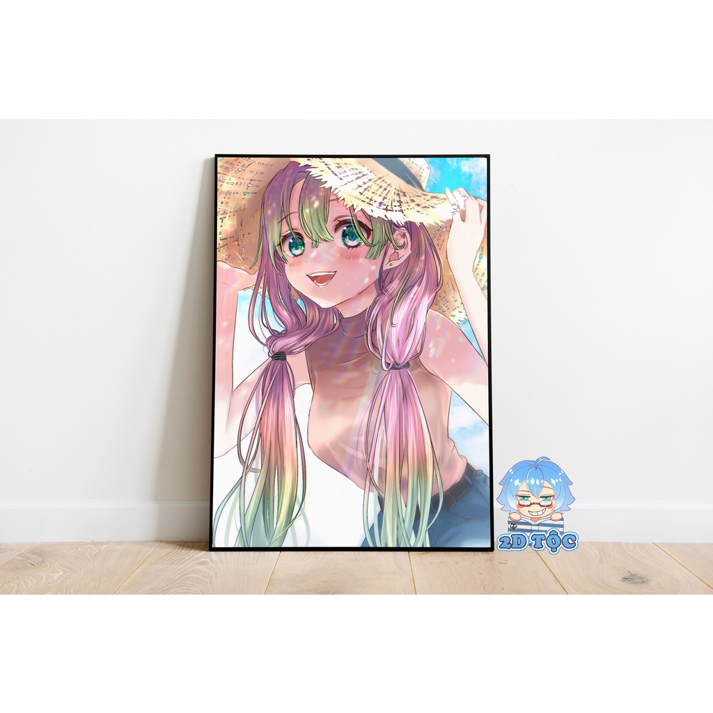 Poster A3 cao cấp treo tường Kanroji Mitsuri (7) Anime Manga Kimetsu No Yaiba by 2d tộc shop