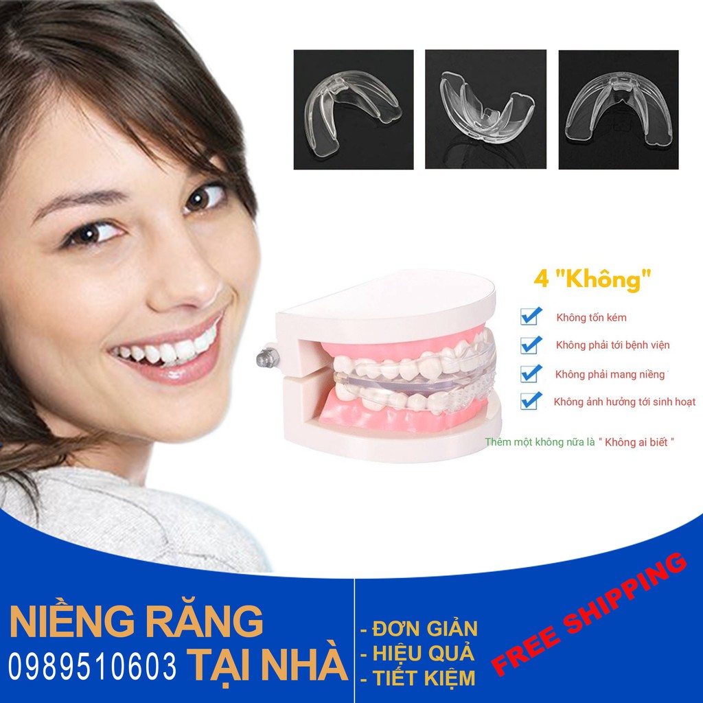 [FREE SHIP] Dụng Cụ Niềng Răng Tại Nhà ( 3 giai đoạn)