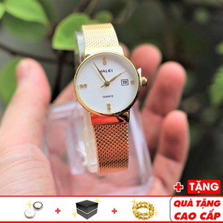Đồng hồ nữ Halei 6868 chính hãng dây thép lụa cao cấp sang trọng - Đồng Hồ Halei hàng chát