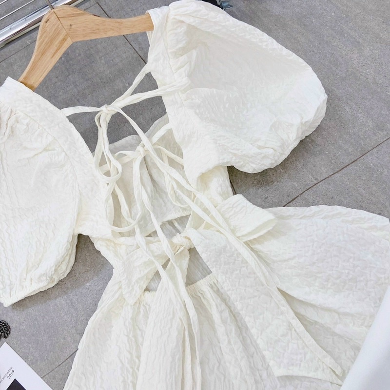 ❤️Set áo bbd cutout lưng + short❤️