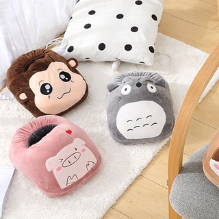 Túi Ủ Ấm Đôi Chân Mùa Đông Cắm Điện Tiện Ích - Nâu Gấu 03