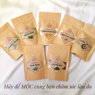 Mặt nạ bột dưỡng da trắng mịn, mờ thâm nám, giảm mụn, tẩy tế bào chết
