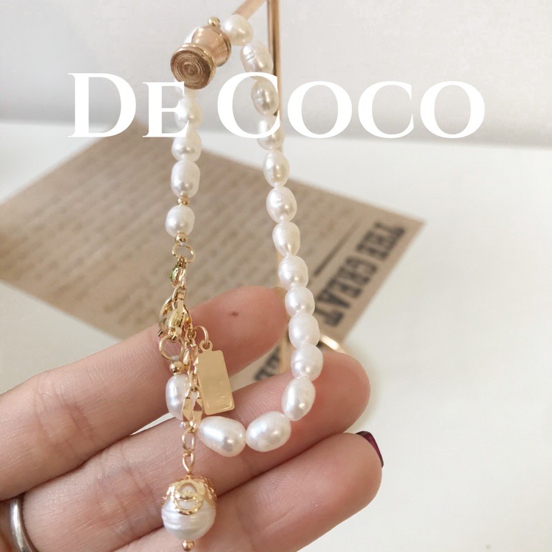 Vòng tay hạt trai nước ngọt De Coco decoco.accessories