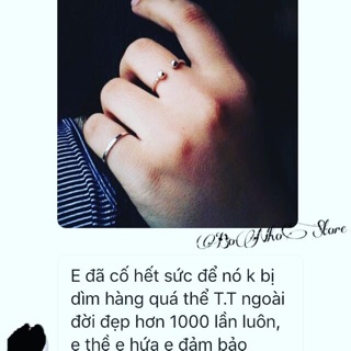 Nhẫn xoắn nụ 2 đầu (hở vòng)