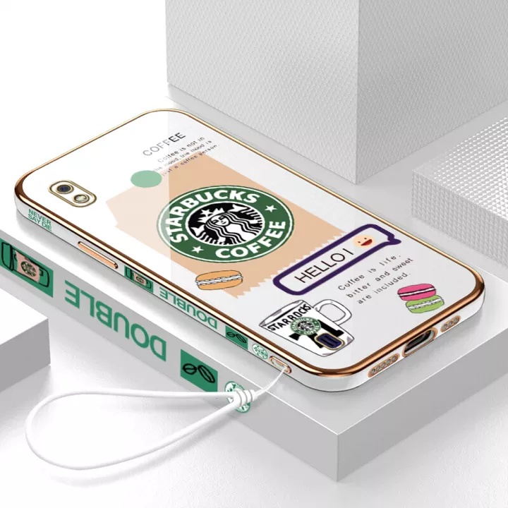 Ốp Điện Thoại Dẻo Họa Tiết Logo Starbucks Sang Trọng Cho Samsung A10 A10S A11 A12 A13 A31 A30 A20 A10