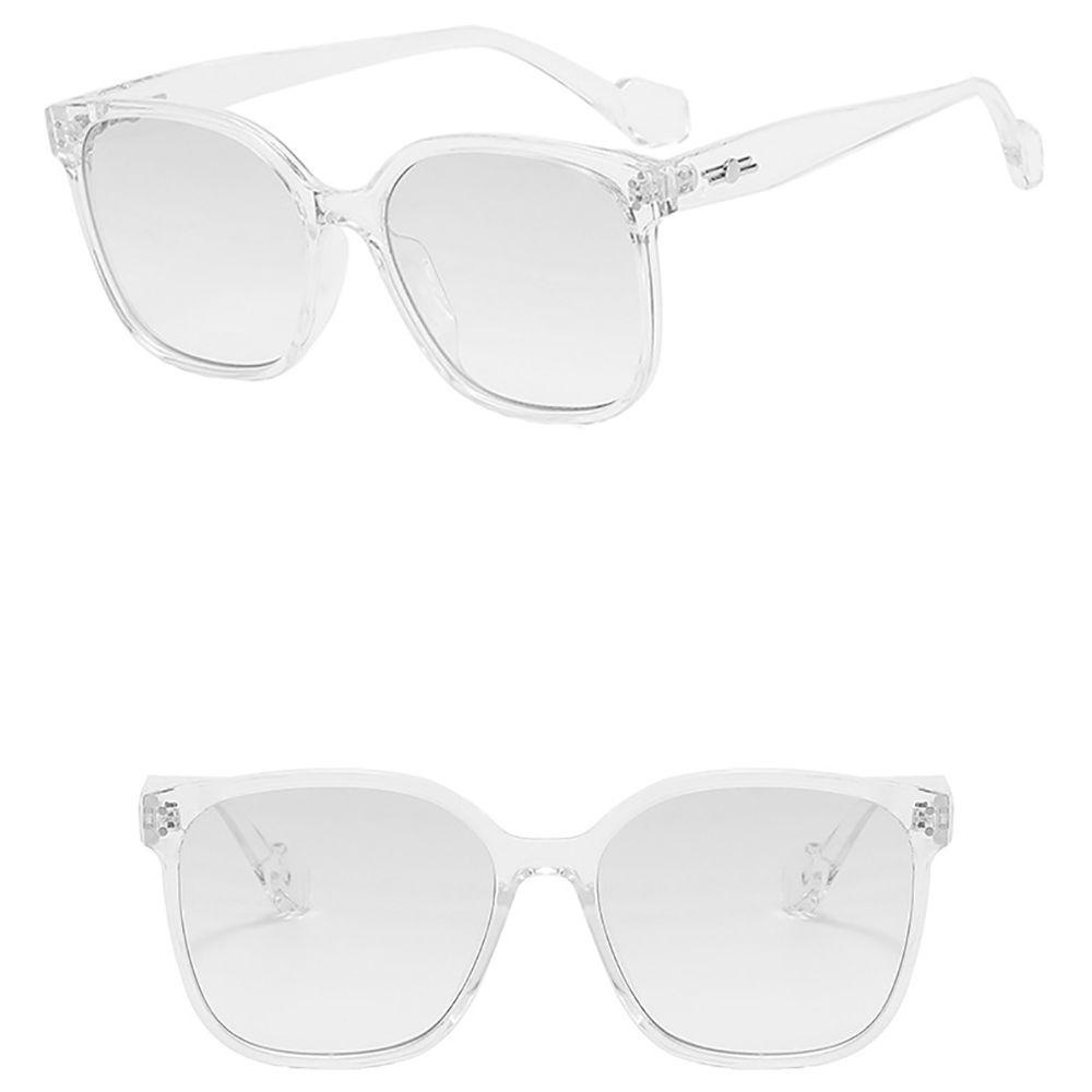 Kính Mát Gọng Vuông Chống Bức Xạ Phong Cách Hàn Quốc Cho Nam Nữ