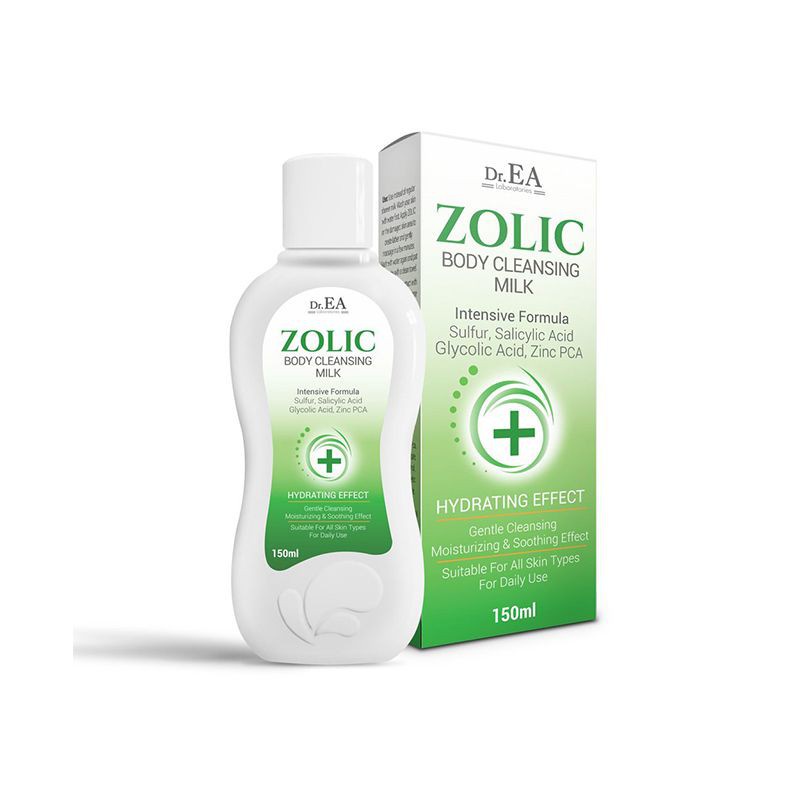 Sữa tắm Dr.EA Zolic Body Cleansing Milk Giảm Mụn Cơ Thể Nang Lông