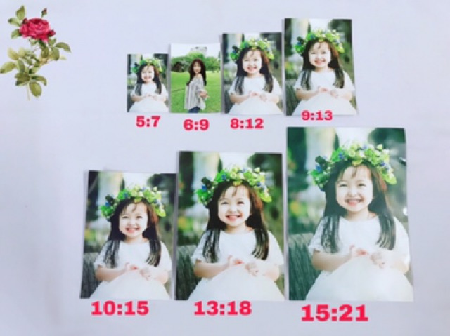 In ảnh size 8:12 tặng kèm album siêu đẹp siêu nét