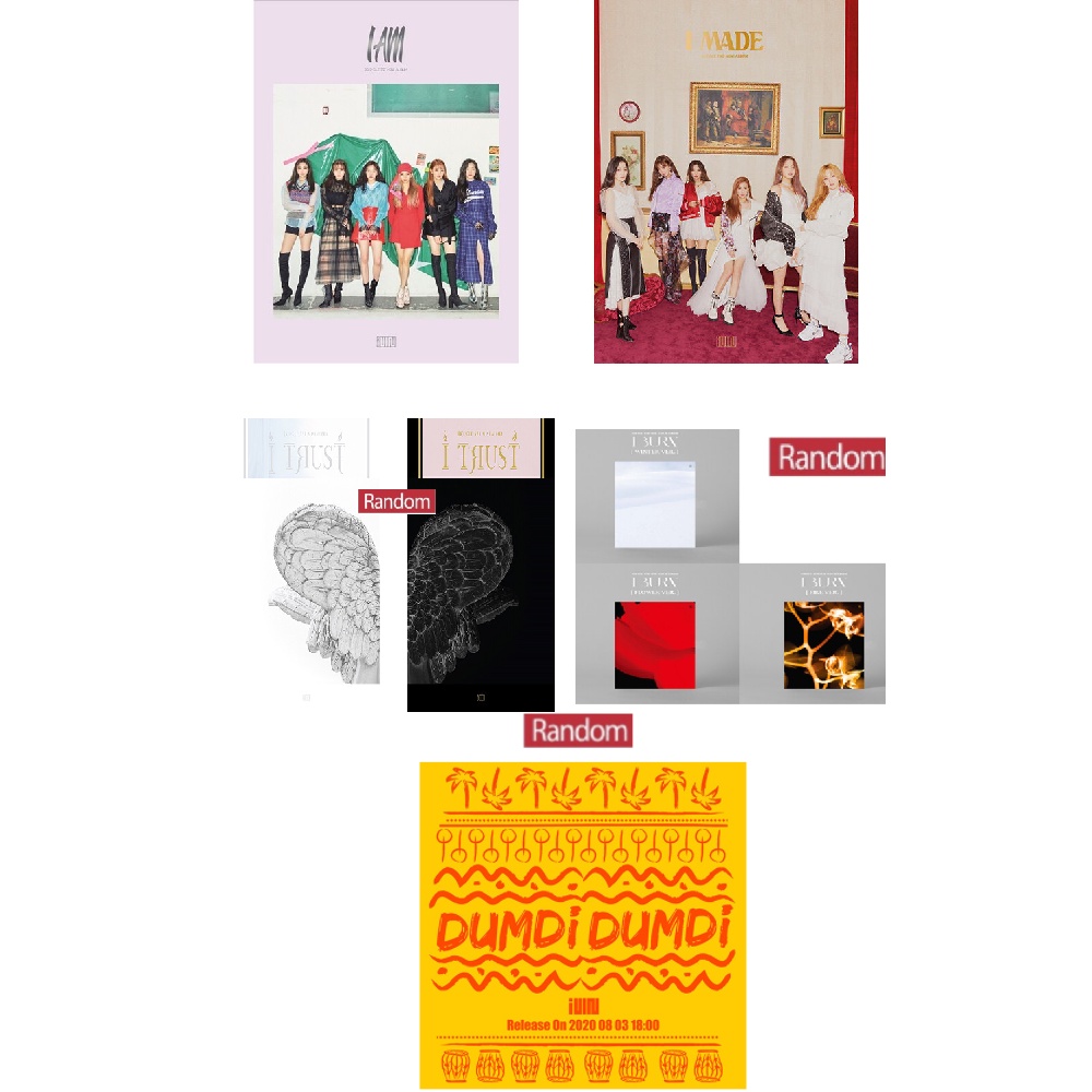 Album Mini I-DLE - 1st Chất Lượng Cao | Thứ 2 - Tôi đã làm | Thứ 3 - Tôi tin | Thứ 4 - Tôi đốt | Đơn - DUMDi DUMDi