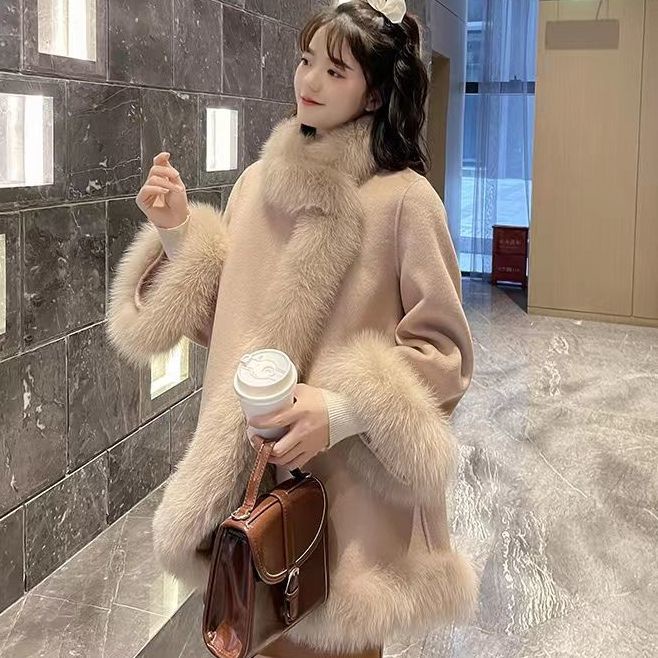 Áo khoác giả lông cáo thời trang mùa đông mới dành cho nữ phiên bản han 2021
 | BigBuy360 - bigbuy360.vn