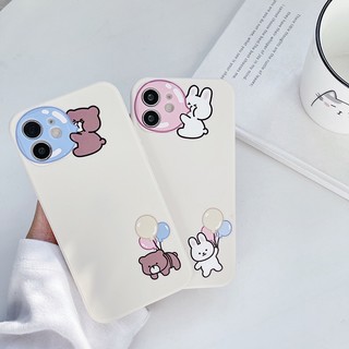 Ốp Lưng Silicon đủ dòng Màu Bảo Vệ CAMERA Rabbit X bear