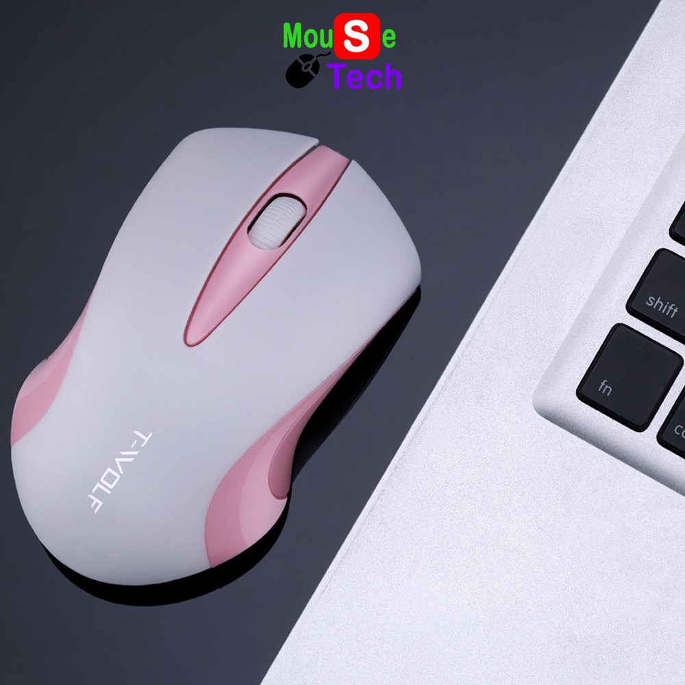 Chuột không dây, chuột máy tính Thunder Wolf Q2 1200DPI khoảng cách 10 Met