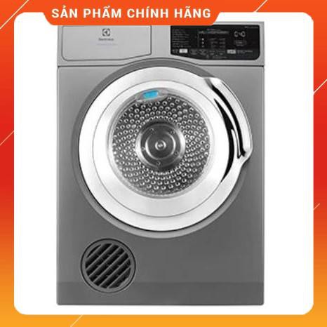 Máy sấy quần áo Electrolux 8kg EDS805KQSA màu ghi, Hàng chính hãng - Bảo hành 12 tháng