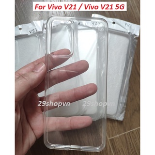 Ốp vivo v21 4g / vivo v21 5g dẻo trong suốt