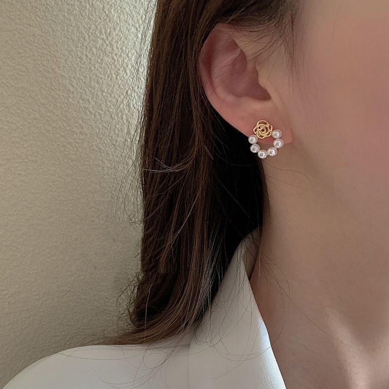 Khuyên Tai Ngọc Trai Thiết Kế Đơn Giản Thời Trang Mới 2022