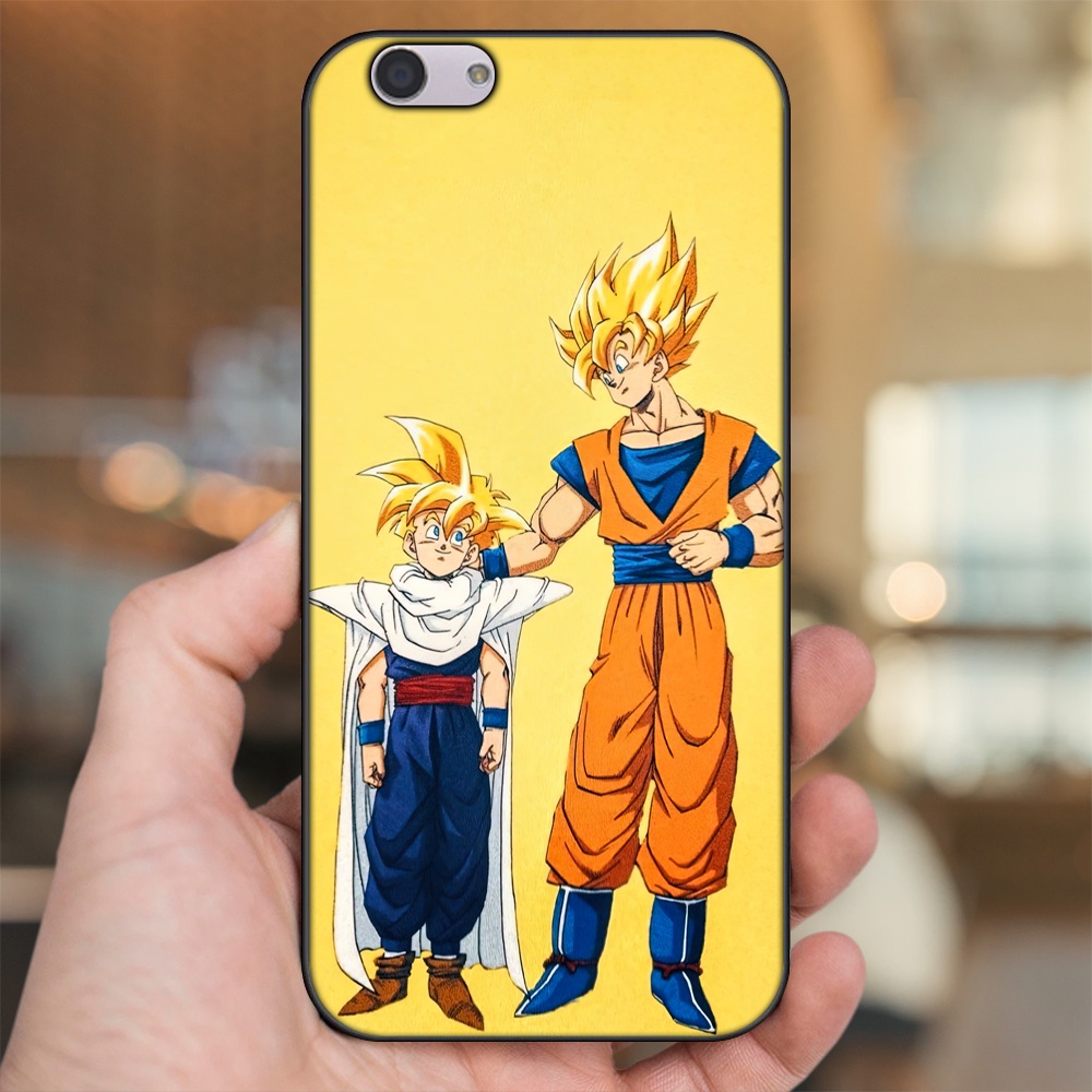 Ốp lưng Oppo F1s, F3, F3 Plus viền đen in hình Gohan Dragon Ball