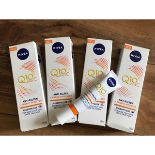 Kem dưỡng da chống nhăn vùng mắt Nivea Q10 Plus Anti-Falten Augenpflege kết hợp Vitamin C