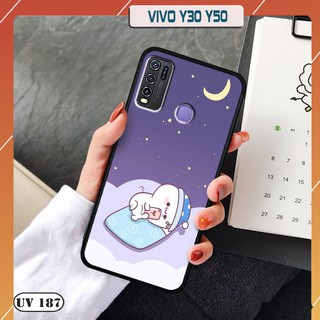 Ốp lưng nhám Vivo Y30/ Y50 in hình
