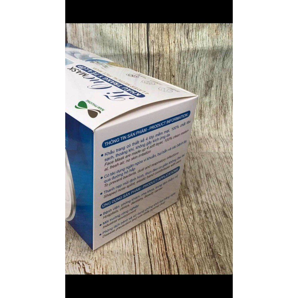 Khẩu trang y tế cao cấp Tione 4 lớp hộp 50 cái