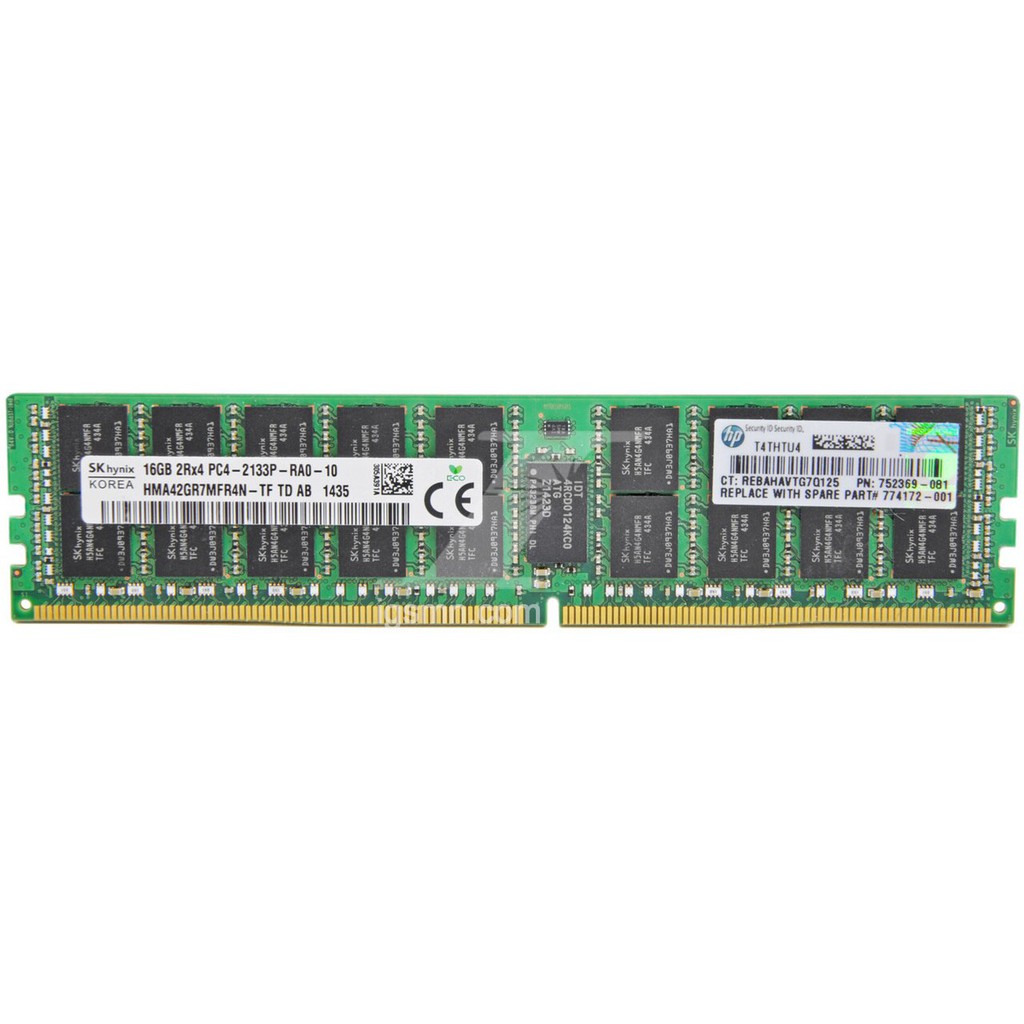 Ram 16GB DDR4 bus 2133 REG ECC Cho Workstation,Sever