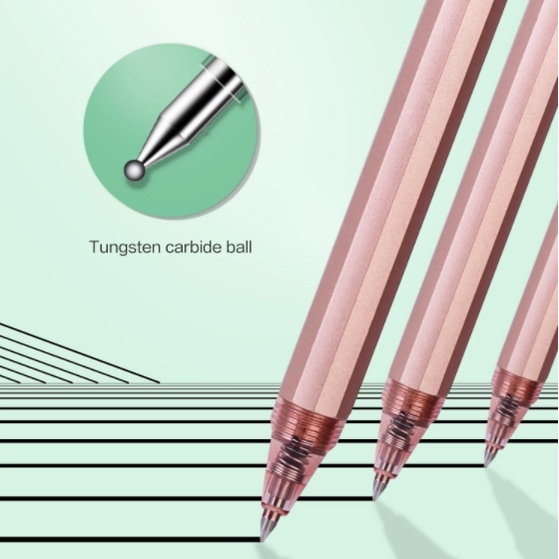 Bút mực Gel ngòi 0.5mm màu đen có thể thu gọn tiện dụng cho trường học/ văn phòng