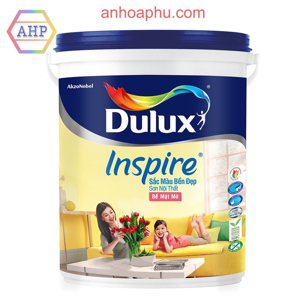 SƠN NƯỚC DULUX NỘI THẤT INSPIRE BỀ MẶT MỜ 5L