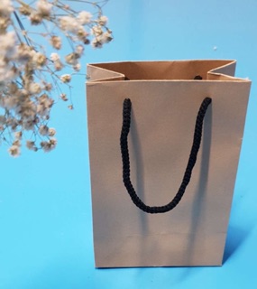 Combo 10 Túi giấy kraft trơn KT07 (KT: 18 x 14,5 x 6 cm)