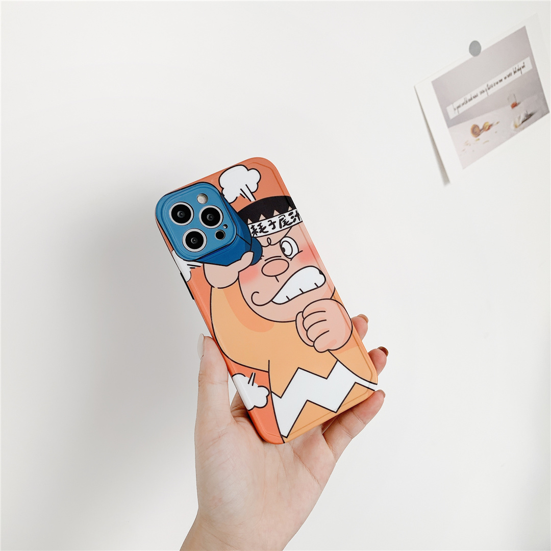Ốp lưng điện thoại nhựa mềm hình Crayon Shin-chan cho iPhone12 mini 11 PRO MAX 7/8plus SE2020 X/XS XR XSMAX | BigBuy360 - bigbuy360.vn