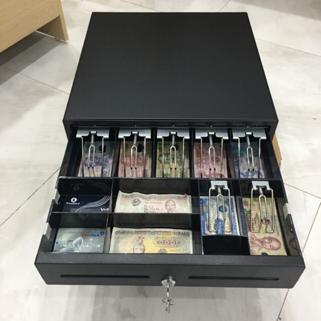 Ngăn kéo đựng tiền thu ngân siêu thị . Loại đẹp nhất