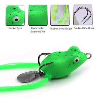 Mồi Câu Cá Hình Ếch Sấm Sét Mềm 3cm 4.2g