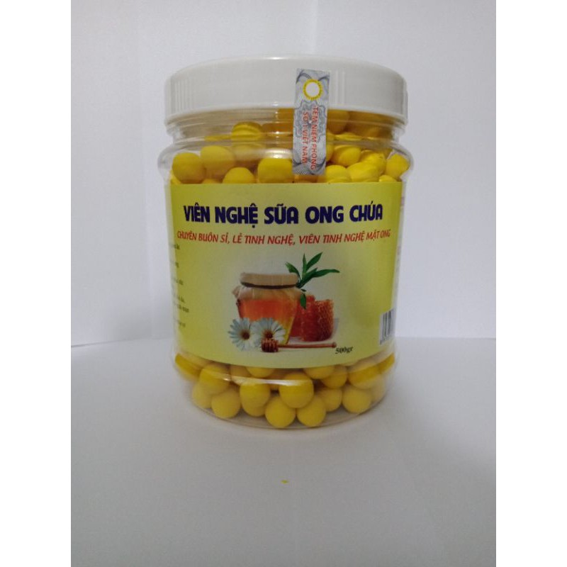 500gr viên nghệ sữa ong chúa có giấy chứng nhận ATTP