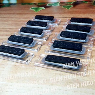 Biển tên mica gắn nam châm (combo 10 chiếc) Shop Biển Hiệu Toàn Mỹ