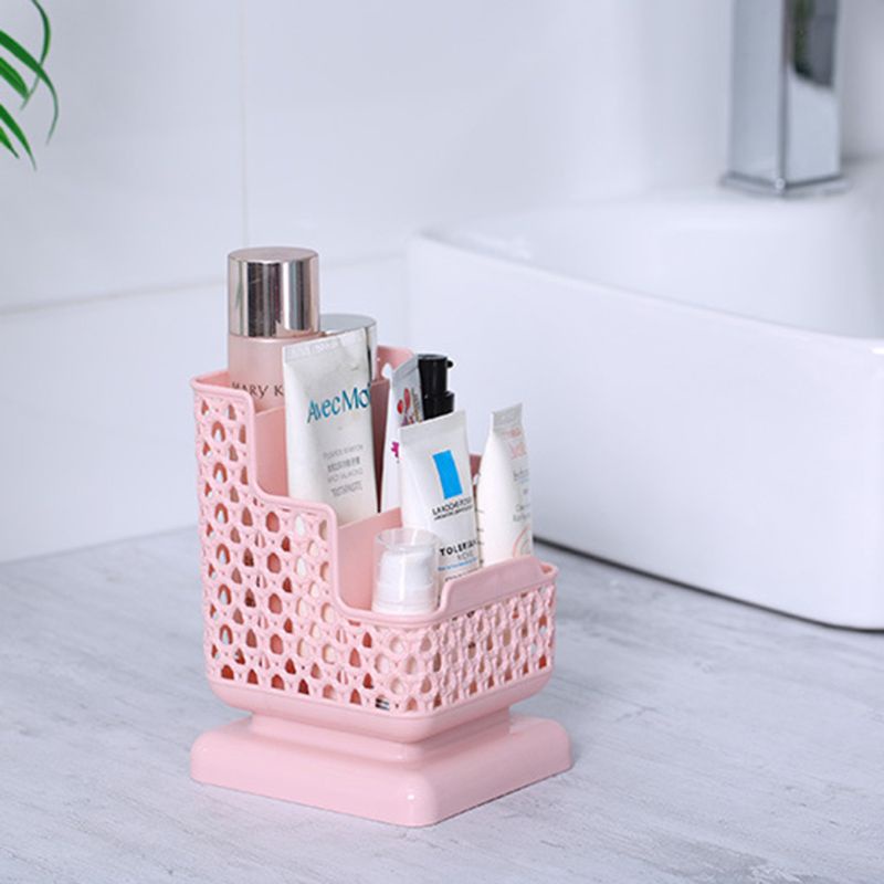 Hộp Đựng Bút Bằng Nhựa Họa Tiết Đan Mây Rỗng Đa Năng Ốp