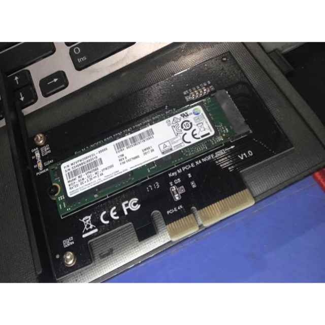 SSD Samsung PM981 256GB M2 Pcie NVME 2280 OEM MZ-VLB2560 kèm khay