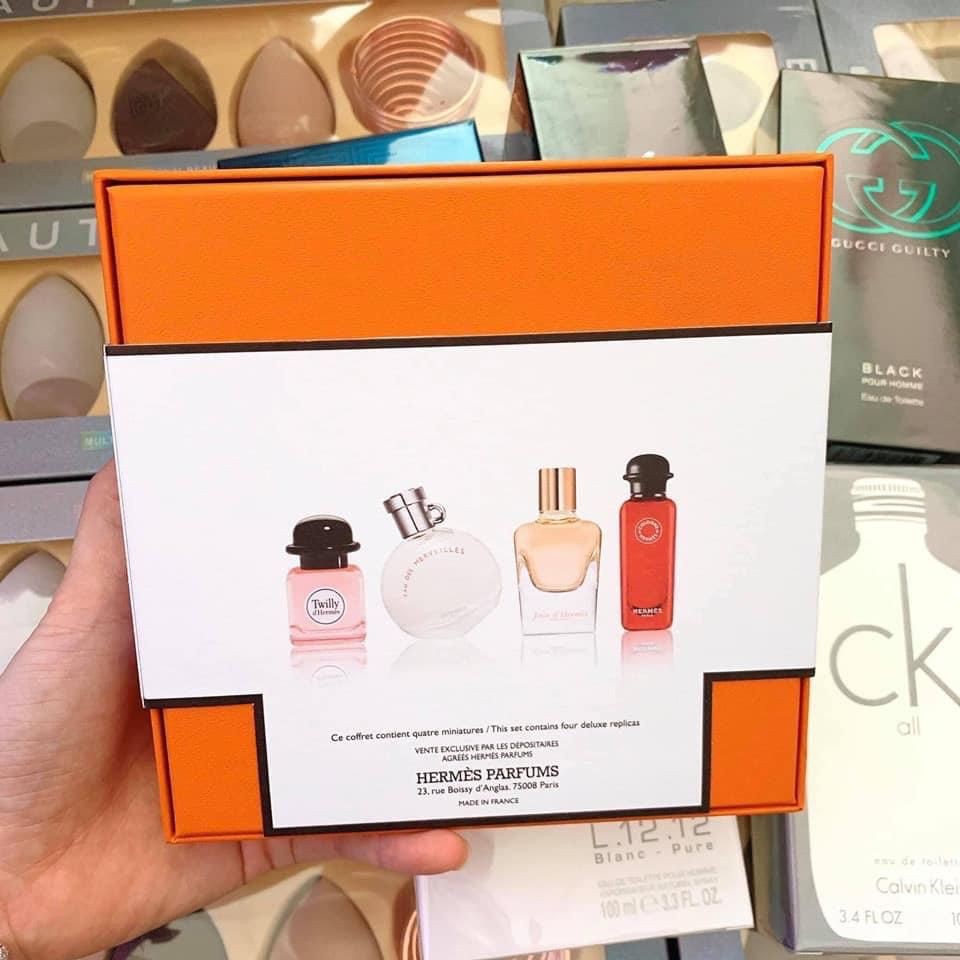 Set nước hoa Hermes 4 chai ( 4x7.5ml ) Full Seal ⚜️Hàng Authentic⚜️ | Thế Giới Skin Care