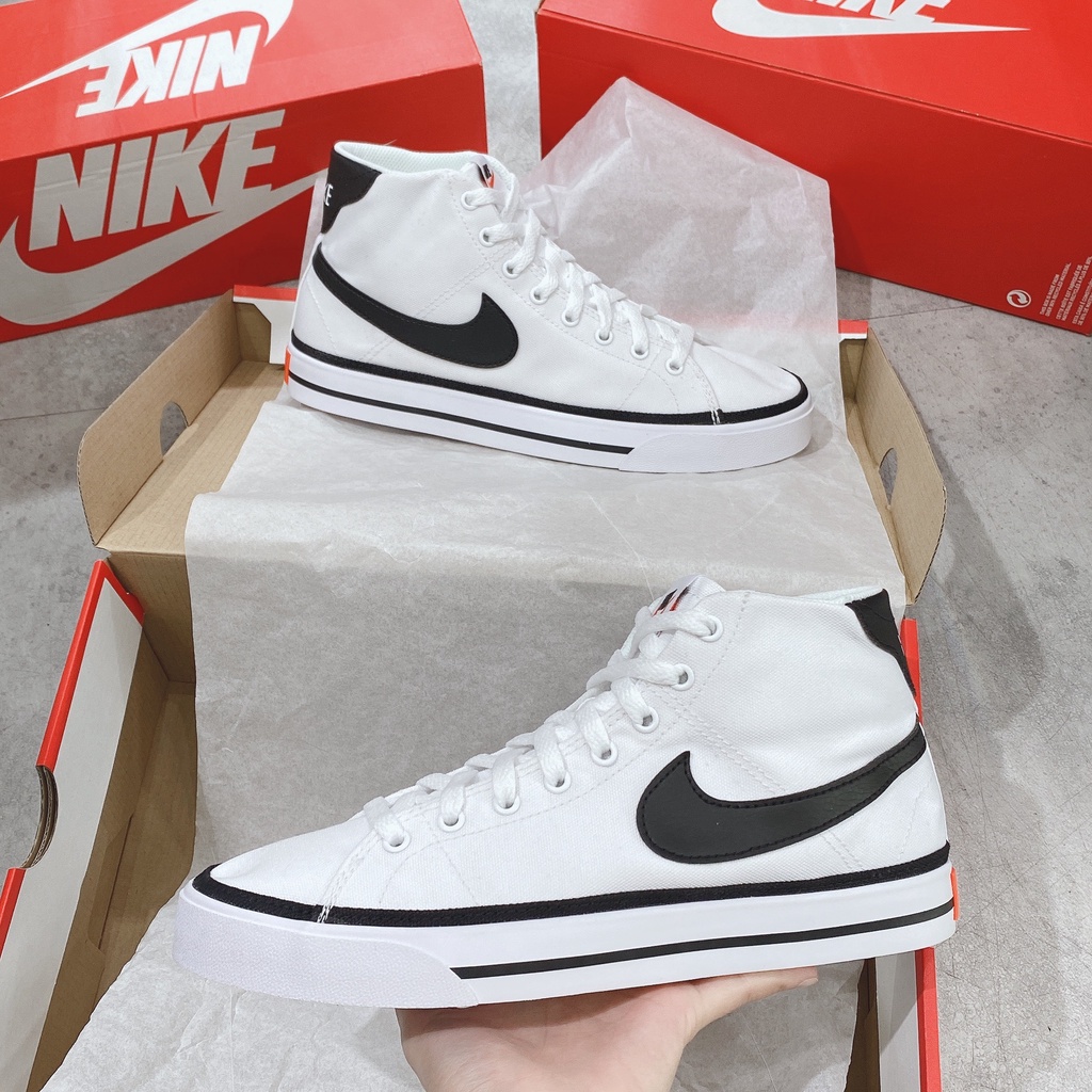 [CHÍNH HÃNG] GIÀY NIKE COURT LEGACY CANVAS MID TRẮNG- *WHITE* - Code: DD0162-100