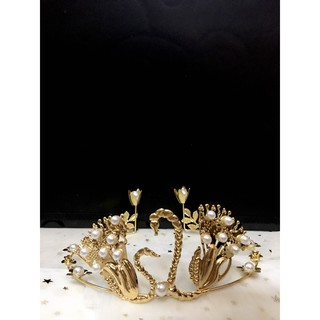 phụ kiện chụp ảnh vương miện thiên nga