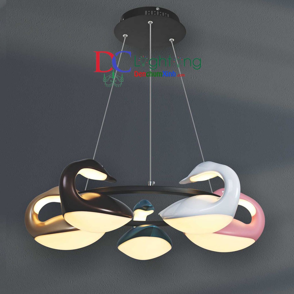 Đèn Thả LED Phòng Ăn DCXNB317/5 ( Rộng 60cm )