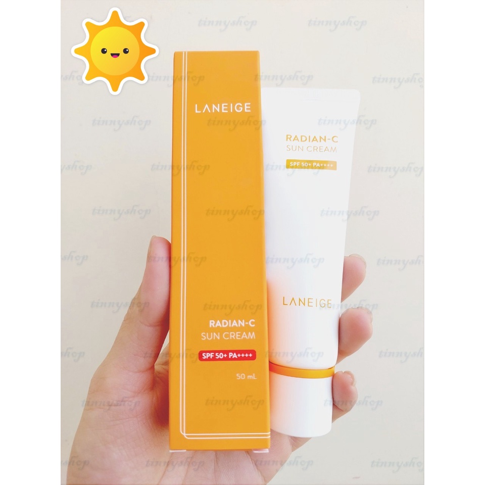 Kem Chống Nắng Laneige Radian-C Dưỡng Sáng Da 50ml Radian-C Sun Cream SPF 50+ PA++++ 50ml