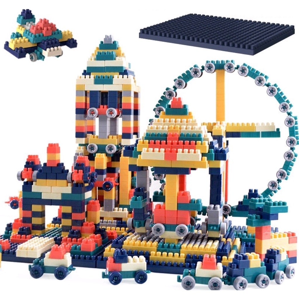 Bộ lego 520 chi tiết cho bé , bộ đồ chơi càng chơi càng thông minh phát triển tư duy sáng tao.