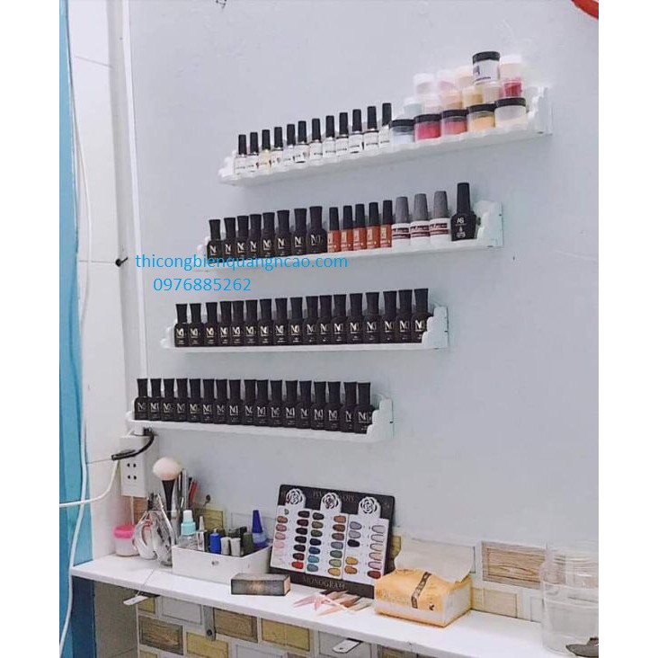 Kệ Nail rời để sơn màu sắc lấp lánh theo ý thích, đa năng dễ lắp đặt