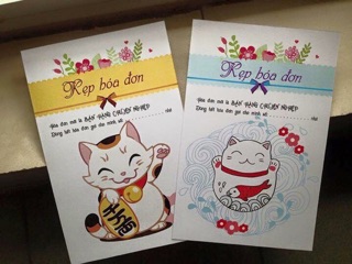 Hoá đơn mèo thần tài , kitty