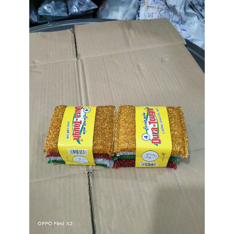 COMBO 4 MIẾNG RỬA CHÉN KIM TUYẾN