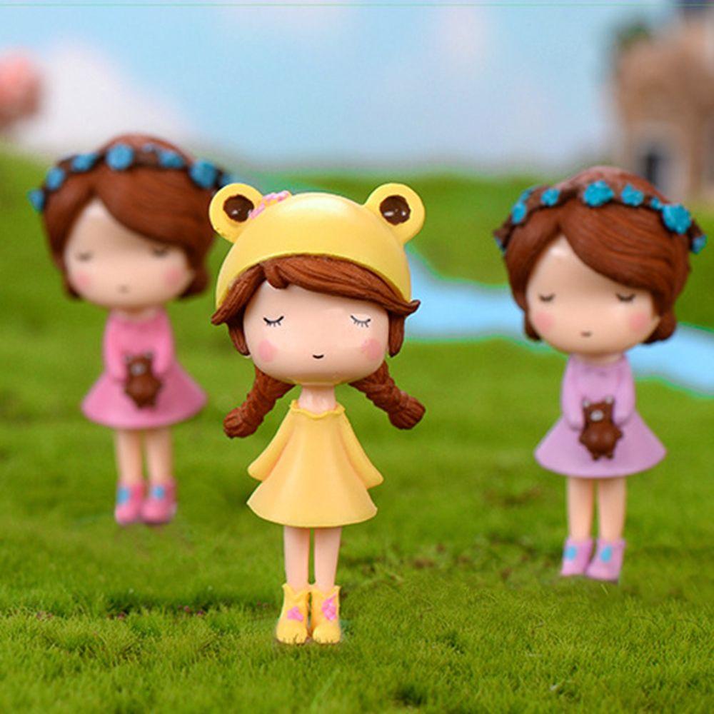 Giovanni Mô Hình Tượng Cô Gái Nhỏ Bằng PVC Thủ Công Sáng Tạo Trang Trí Tiểu Cảnh